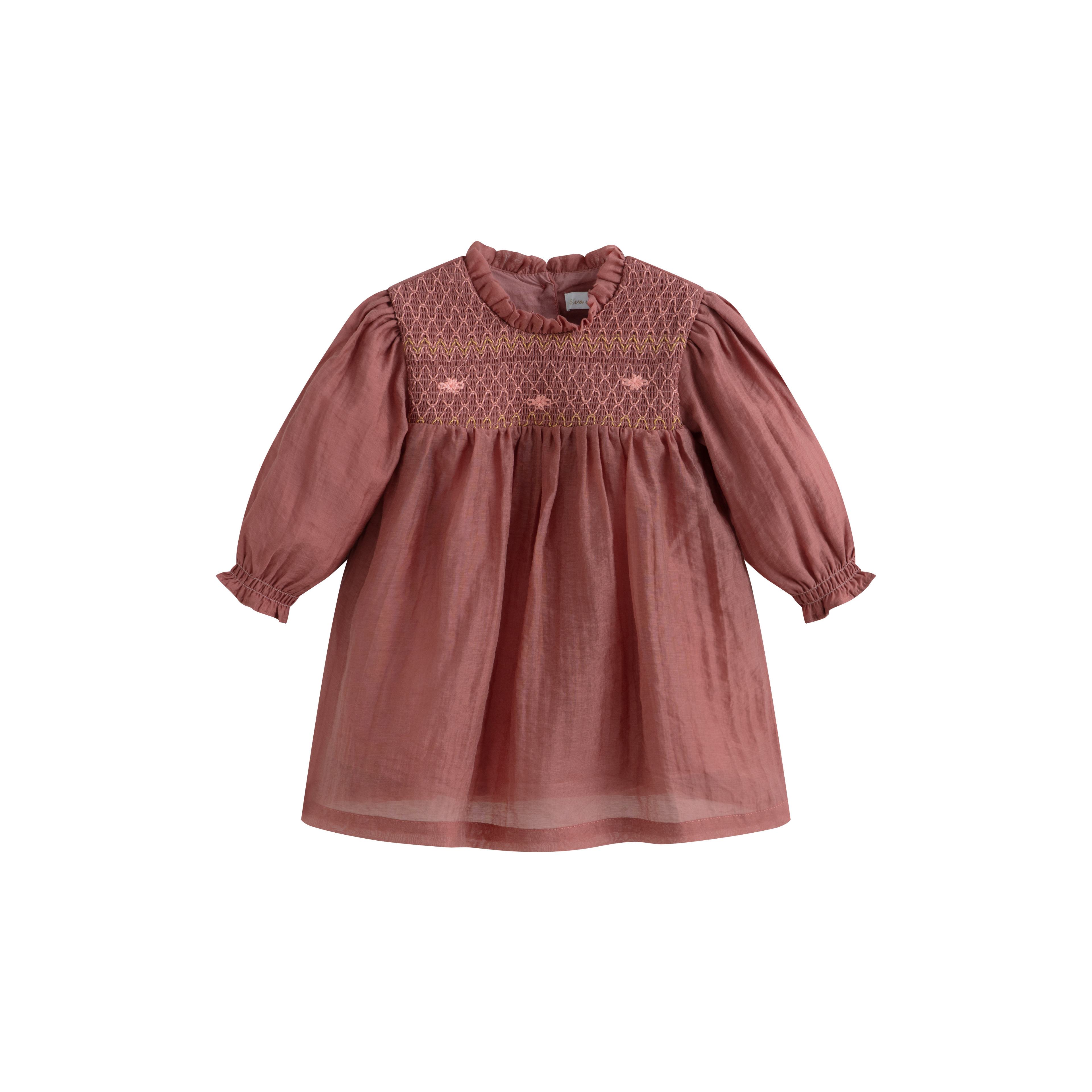Cera Una Volta Baby Terracotta Mara Dress