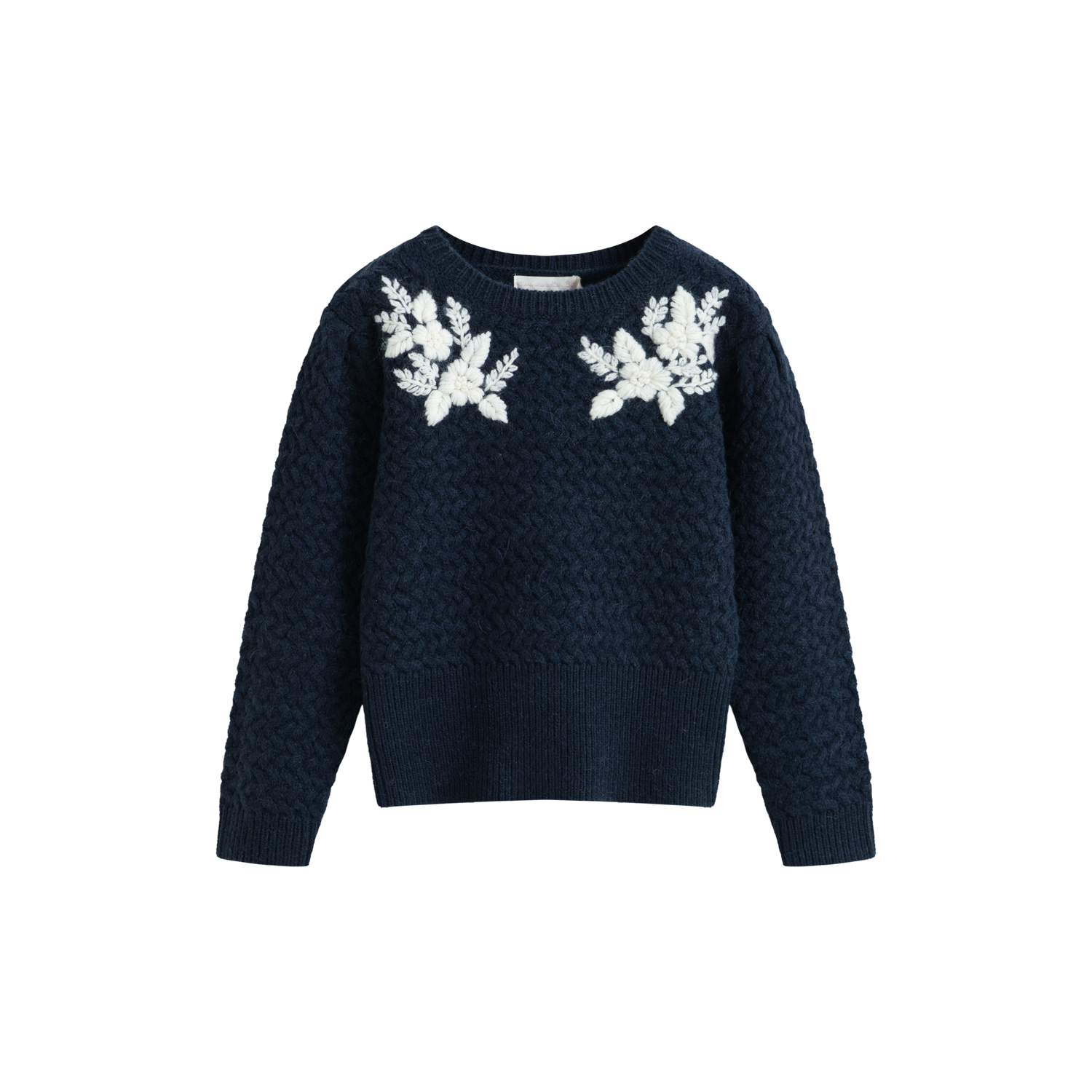 Cera Una Volta Girls Navy Blue Stefania Pullover