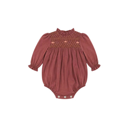 Cera Una Volta Baby Terracotta Mara Romper