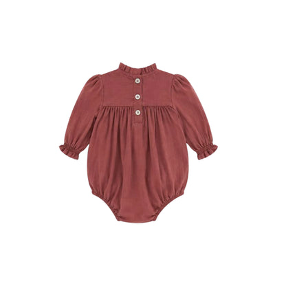Cera Una Volta Baby Terracotta Mara Romper
