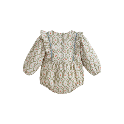 Cera Una Volta Baby Cream Sage Nina Romper