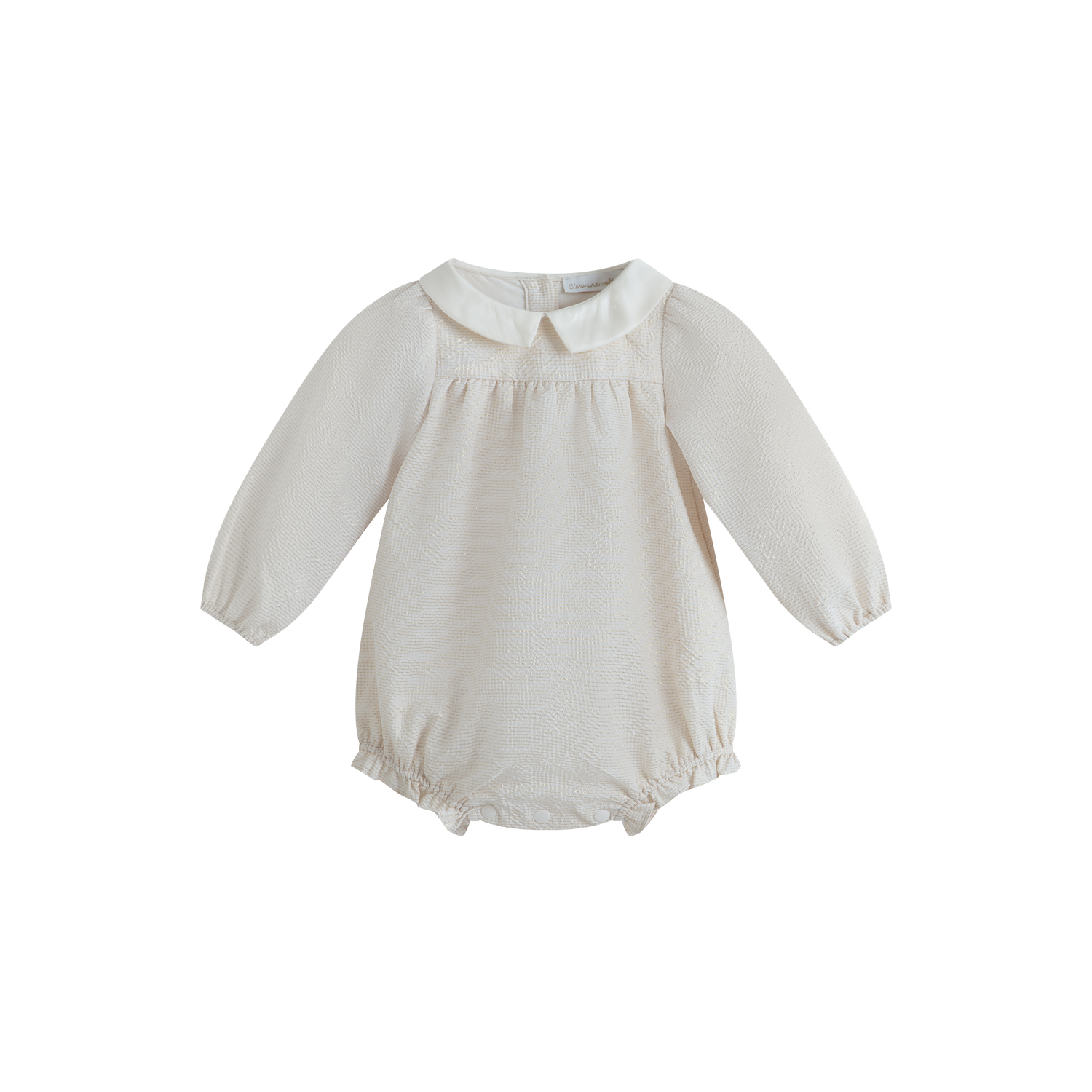 Cera Una Volta Baby Cream Antonella Romper