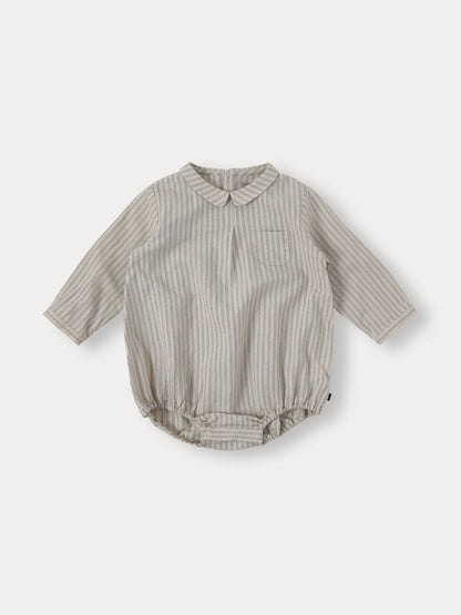 Bene Bene Baby Andy Stripe Shirt Romper