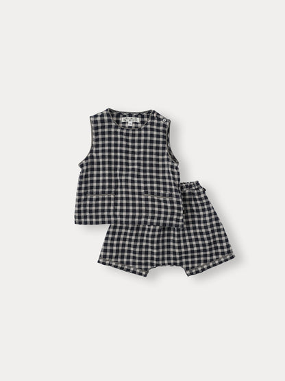 Bene Bene Baby Dou Check Baby Set