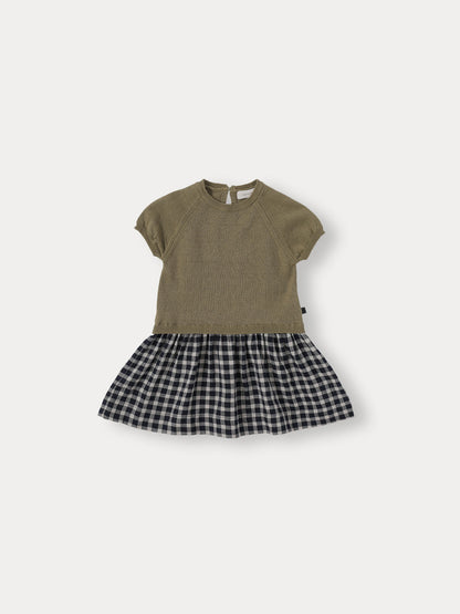 Bene Bene Baby Dou Check Knit Dress