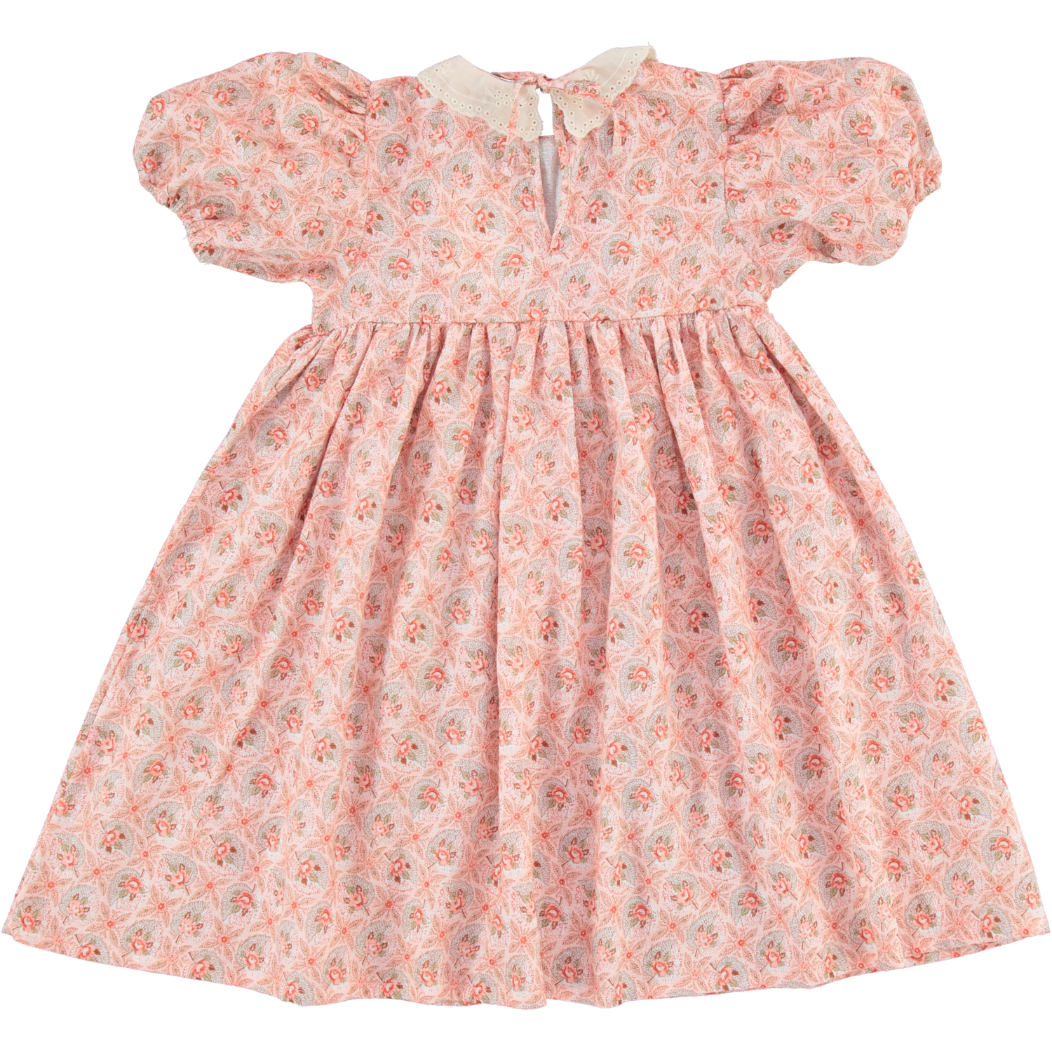 Bebe Organic Pink Vintage Print Aline Dress