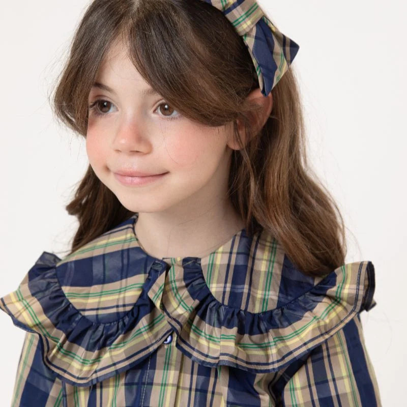 Piccola Ludo Tania Quadro Beige Shirt
