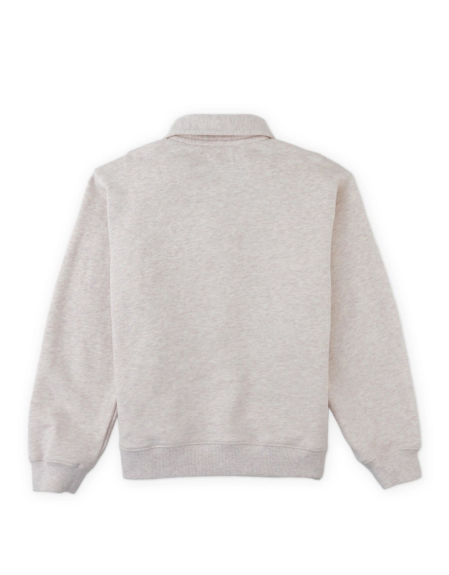 Gingersnaps Boys Beige Stefano French Terry Polo Pullover