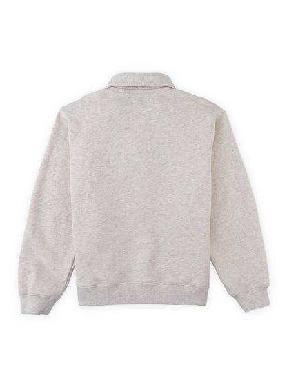 Gingersnaps Boys Beige Stefano French Terry Polo Pullover