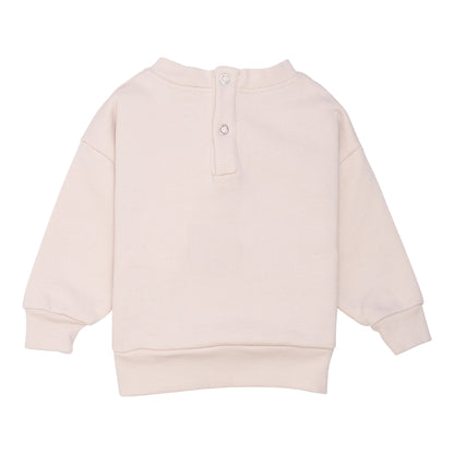 Wynken Pale Pink Lapin Graphic Baby Sweatshirt