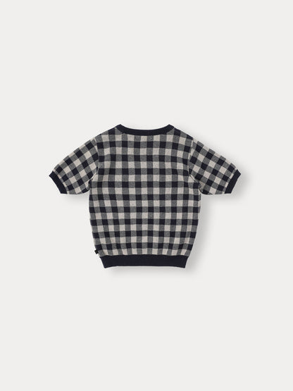 Bene Bene Bene Check Half Knit