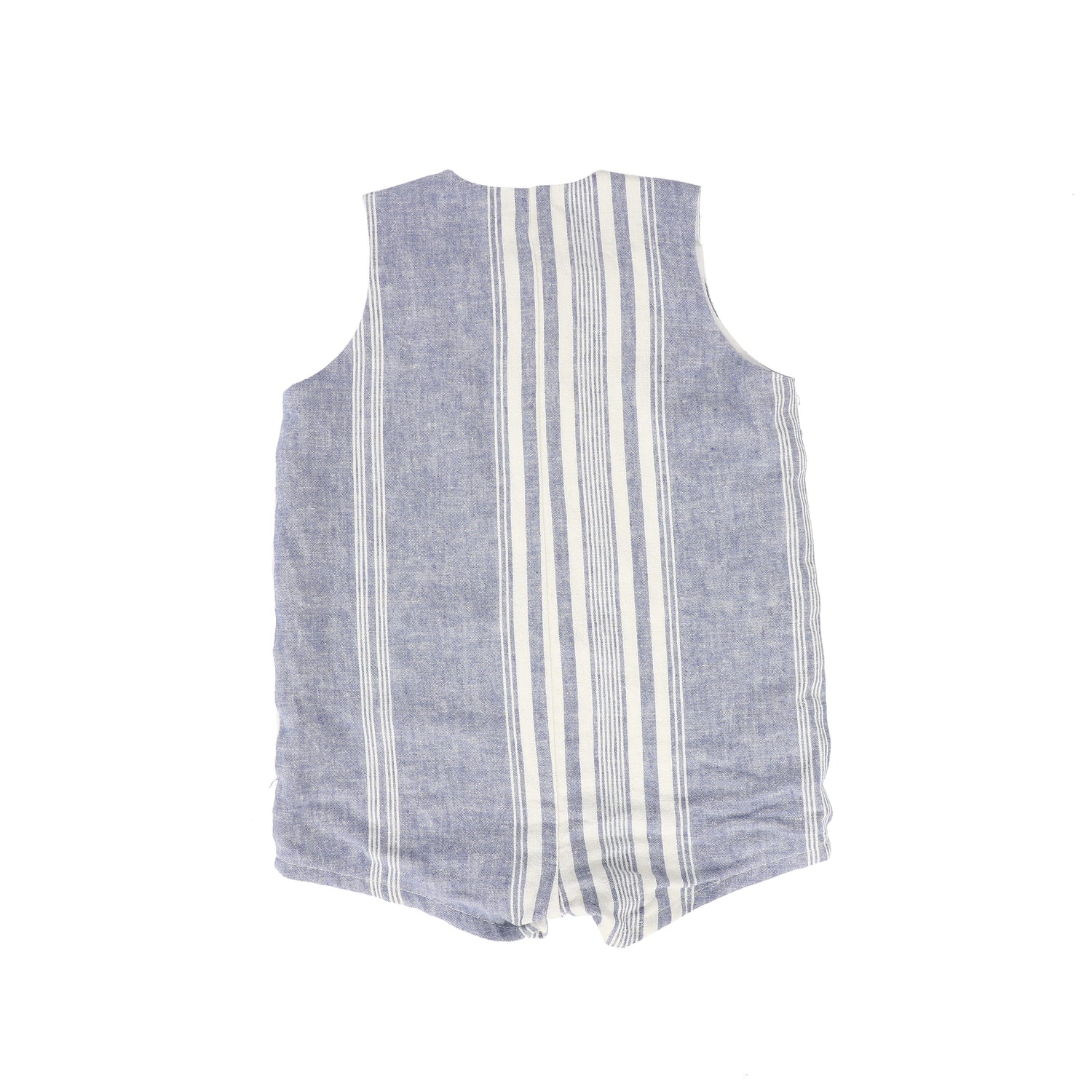 Bamboo Blue Striped Overalls
