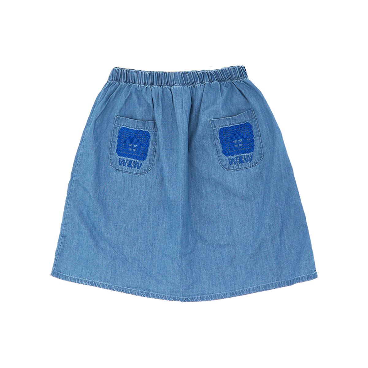 Wander &amp; Wonder Washed Denim Dollies Skirt