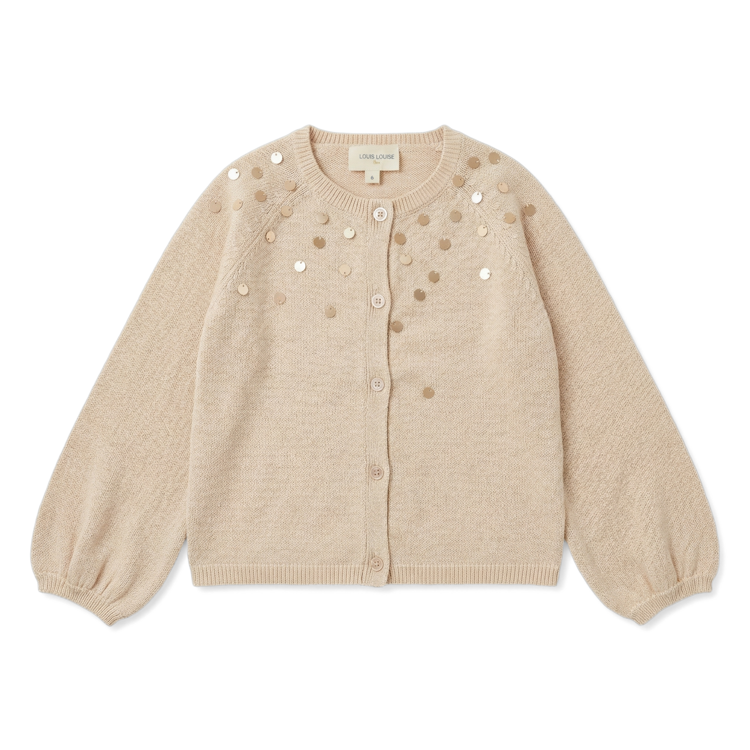 Louis Louise Girls Cream Gulsah Cardigan