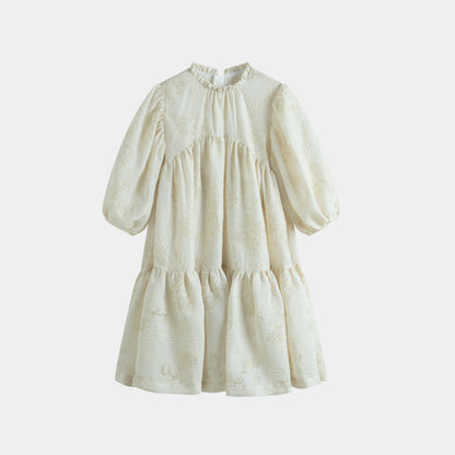 Cera Una Volta Cream Flavia Dress