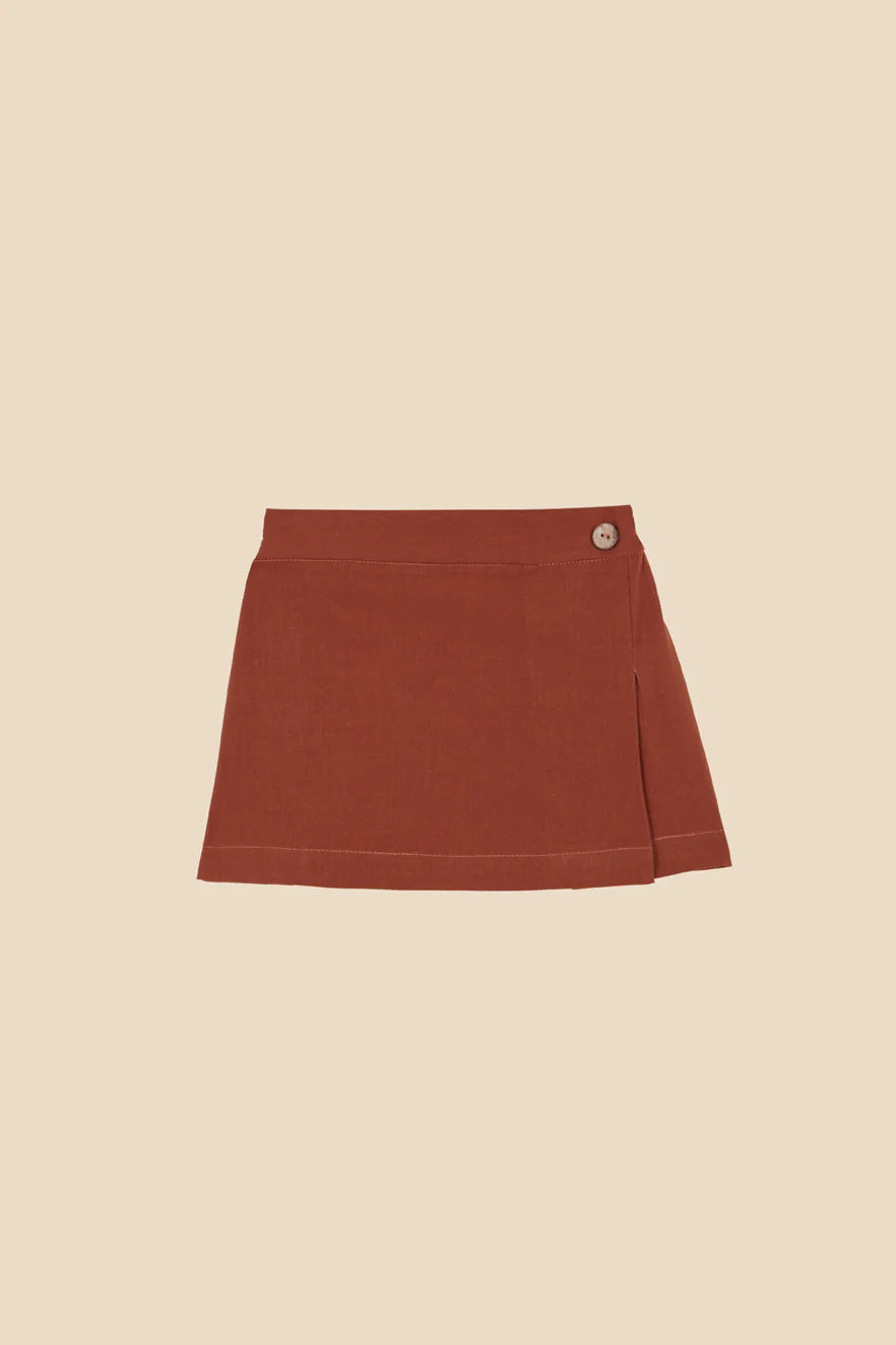 Birinit Chocolate Mini Skirt