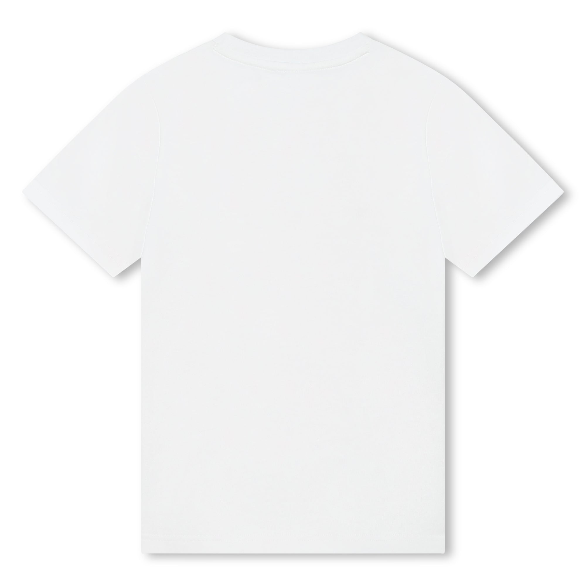 DKNY White with Multicolor Logo Tee Shirt