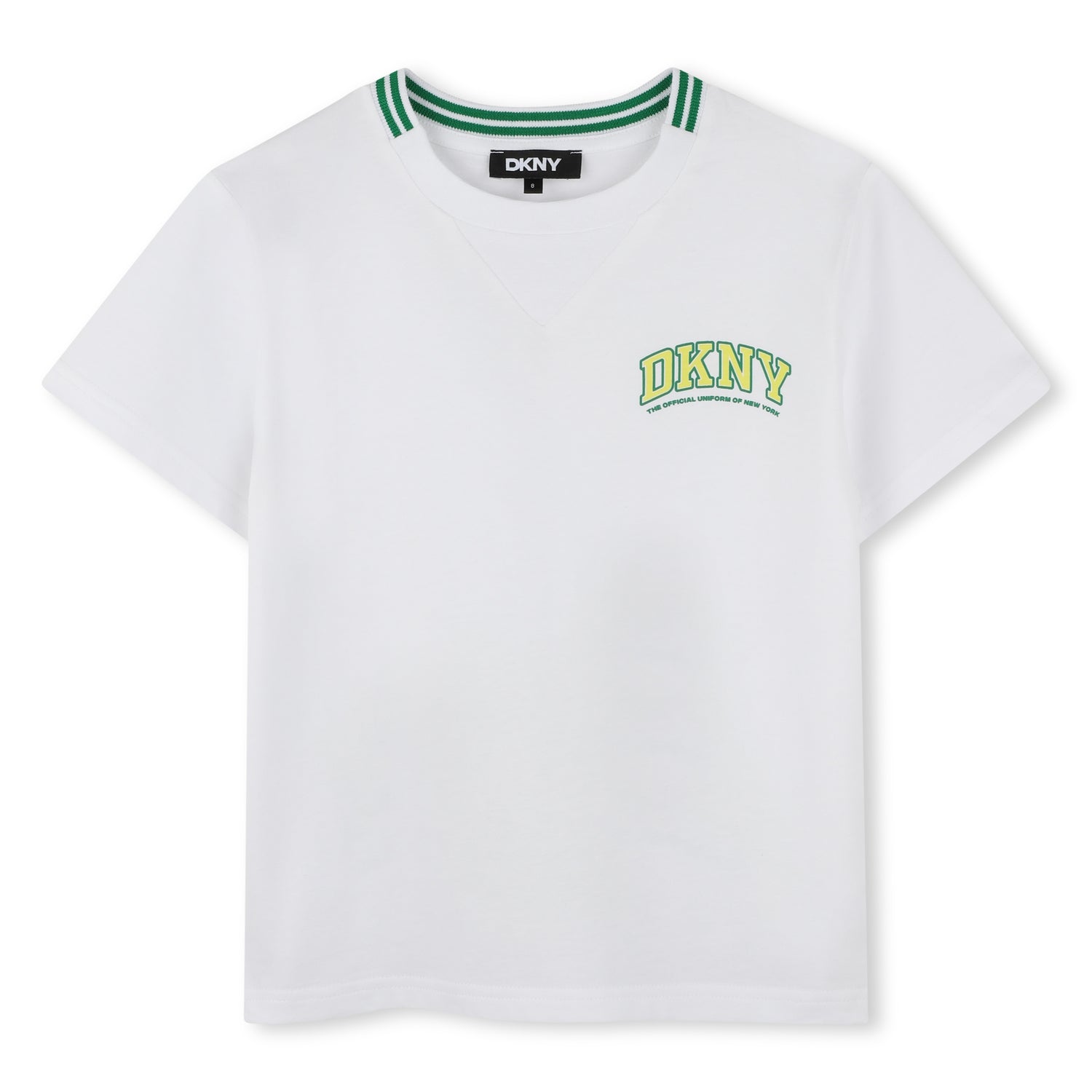 DKNY White Short Sleeves Tee-Shirt