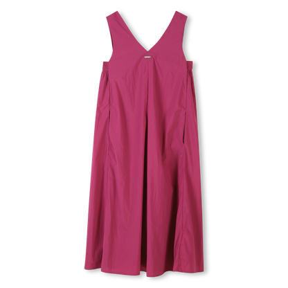 DKNY Pink Sleeveless Midi Dress