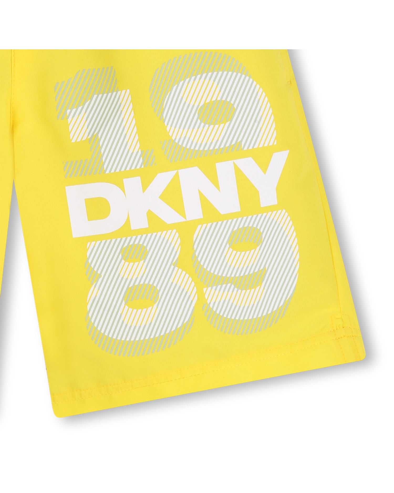 DKNY Yellow Quick Dry Polyester Boardshorts