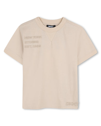 DKNY Sand Short Sleeve T-Shirt in Jersey