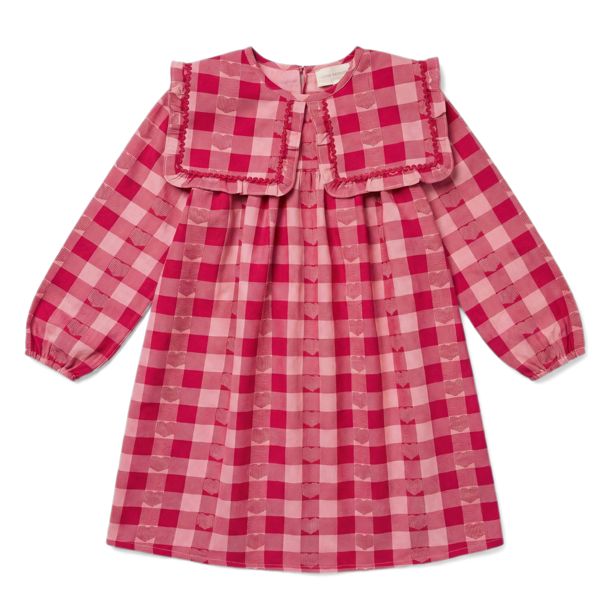Louis Louise Girls Pink/Burgundy Celicia Dress