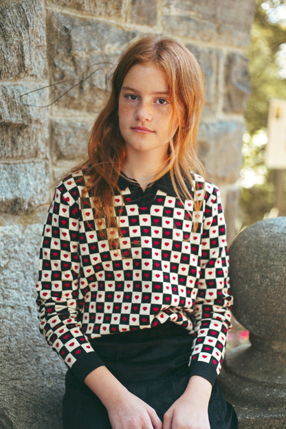 Urban Edge Checkered Heart Polo