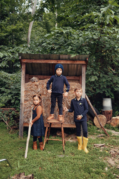 Girls Denim Cherry Jumper