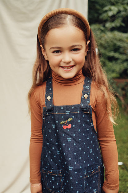 Girls Denim Cherry Jumper