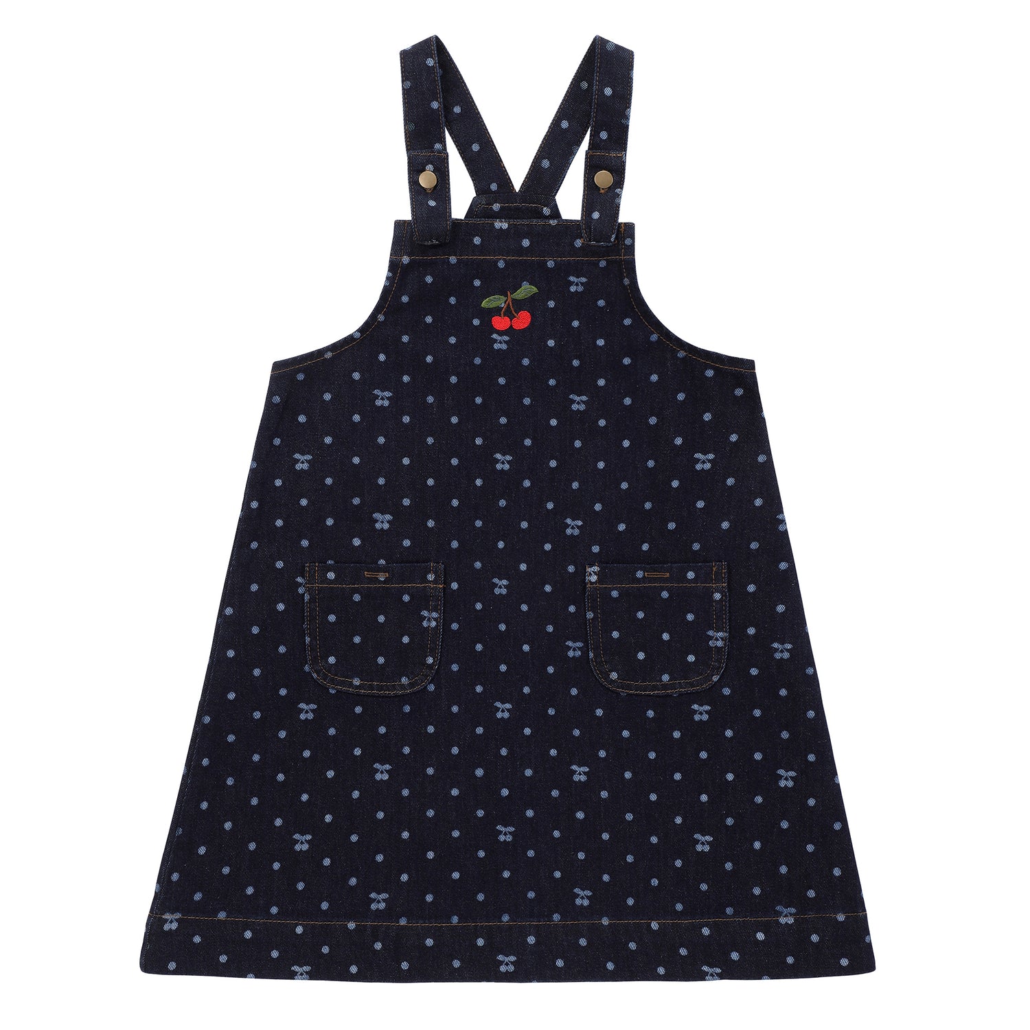 Girls Denim Cherry Jumper