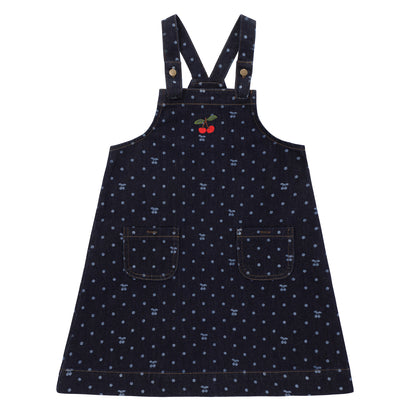 Girls Denim Cherry Jumper