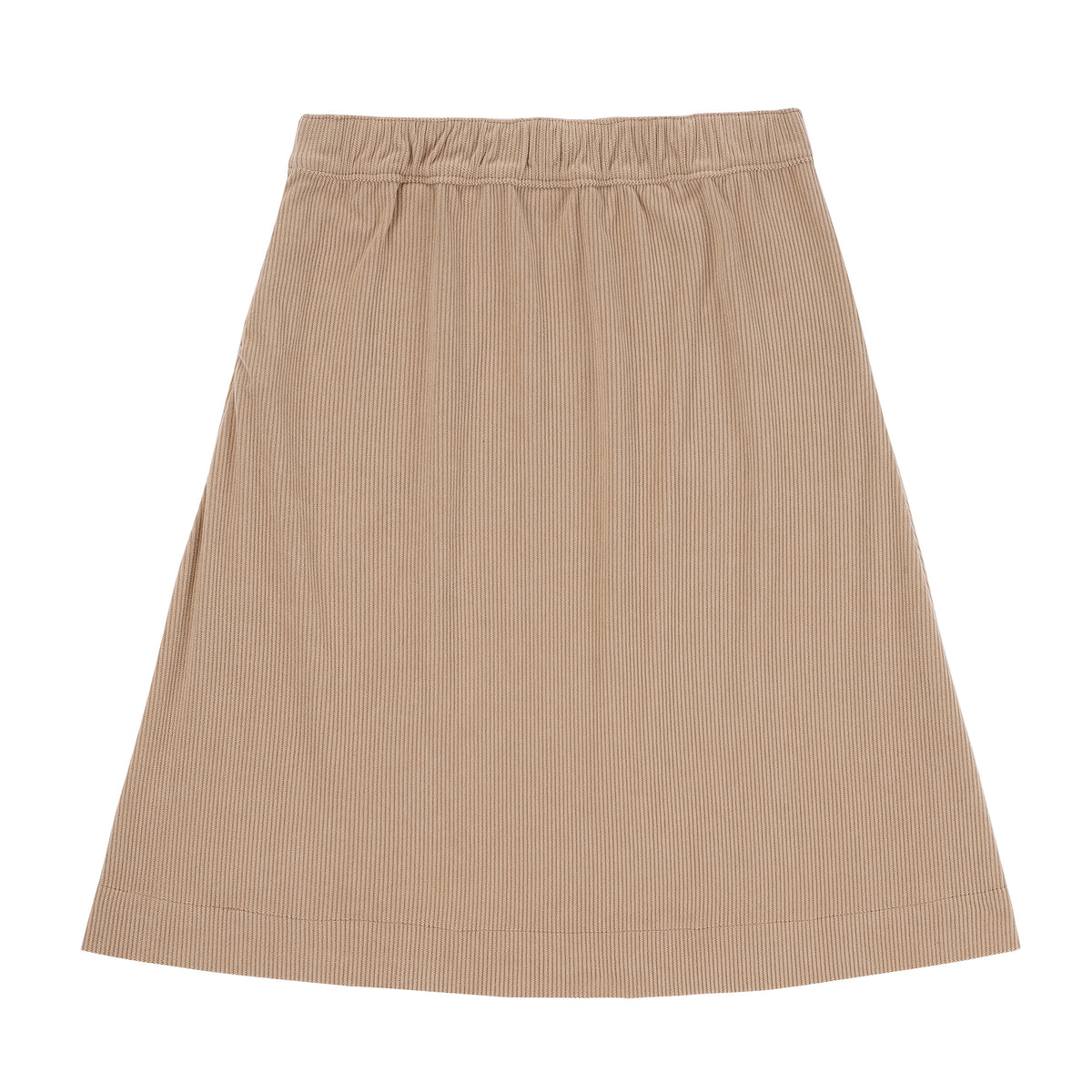 Duet Cognac Side Pocket Short Skirt