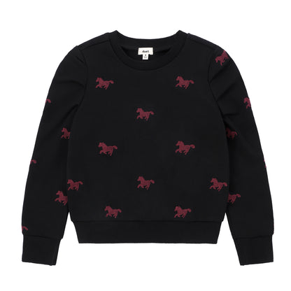 Duet Black Horse Sweatshirt