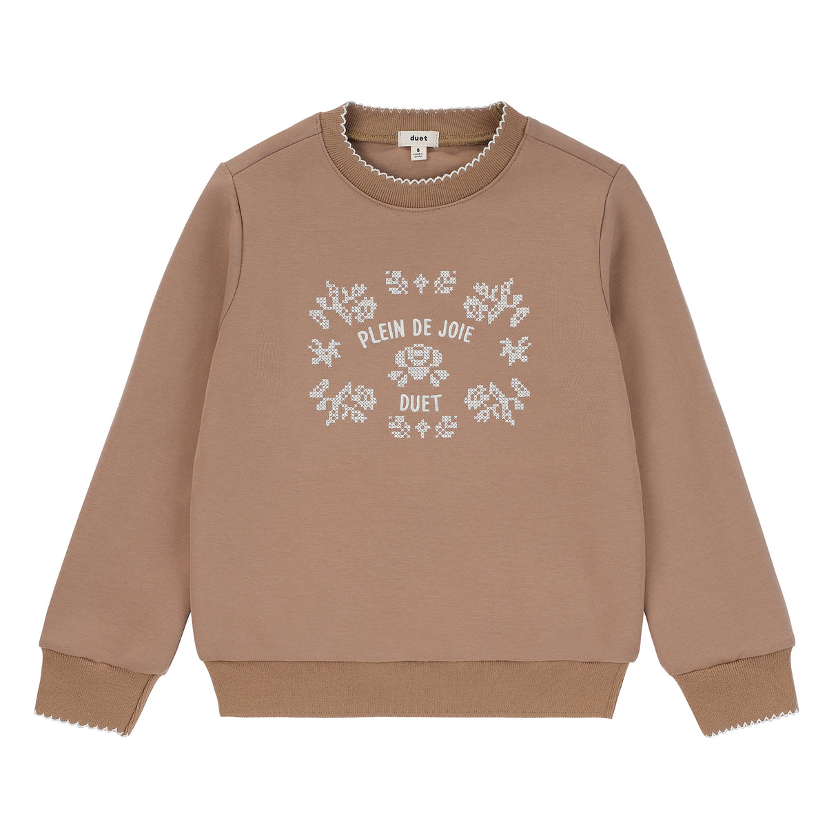 Duet Cognac Front Logo Sweatshirt