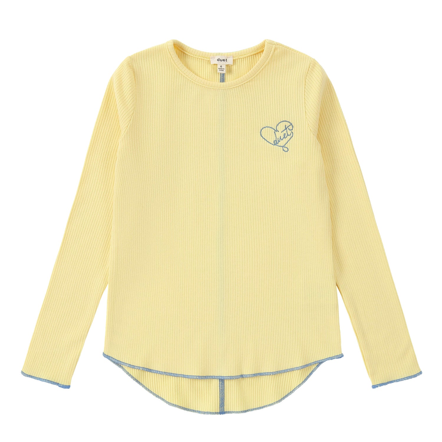 Duet Girls Butter Yellow T-Shirt
