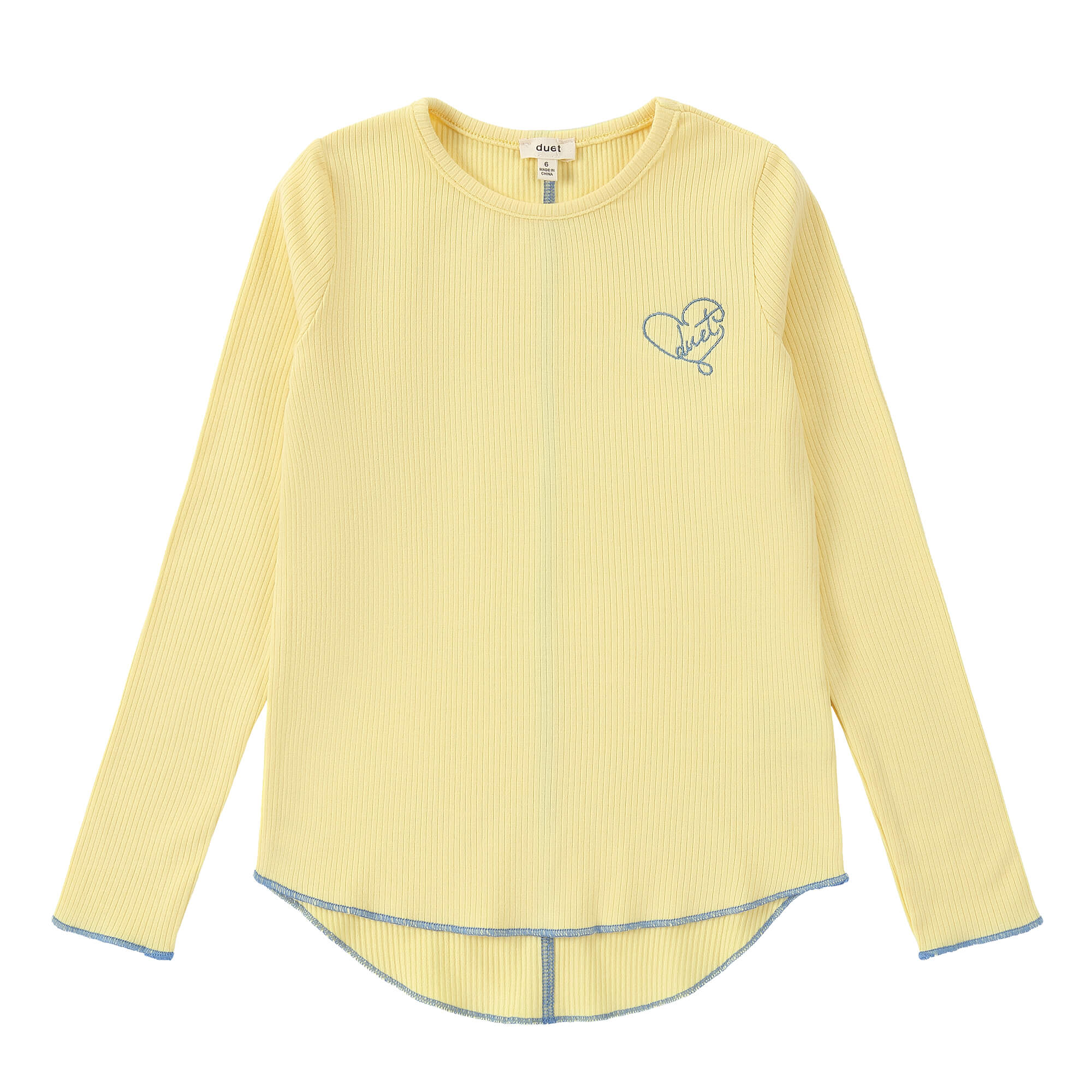 Duet Girls Butter Yellow T-Shirt