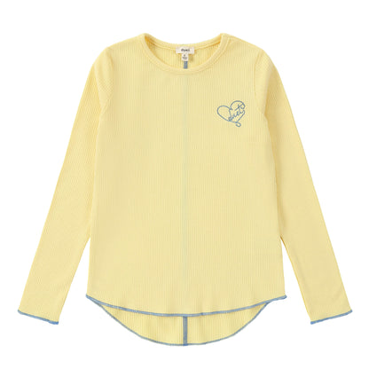 Duet Girls Butter Yellow T-Shirt