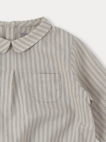 Bene Bene Baby Andy Stripe Shirt Romper