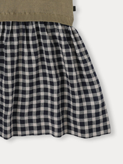 Bene Bene Dou Check Knit Dress