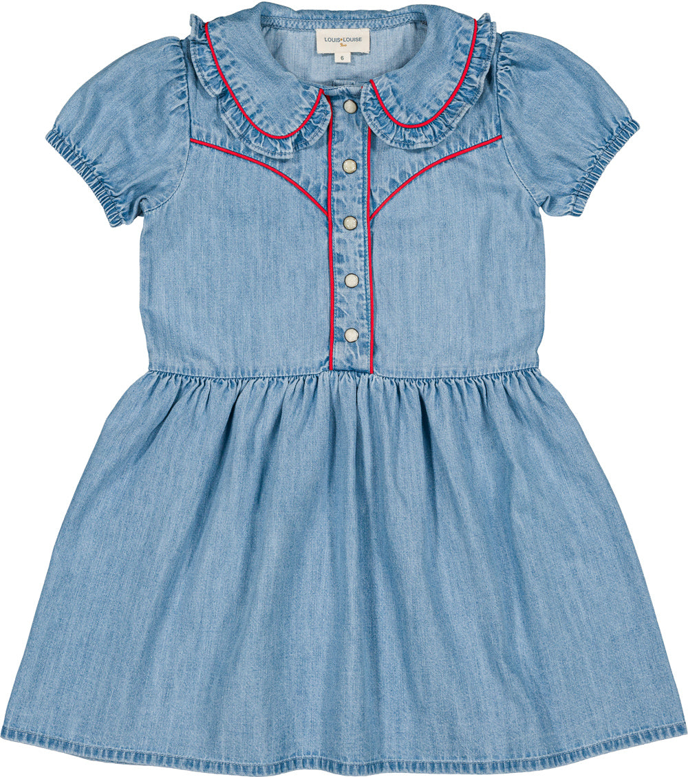 Louis Louise Light Blue Calamity Dress