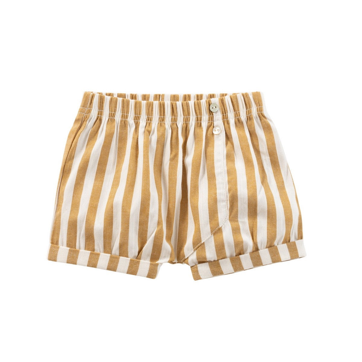 Kipp Stone and and Beige Striped Shorts