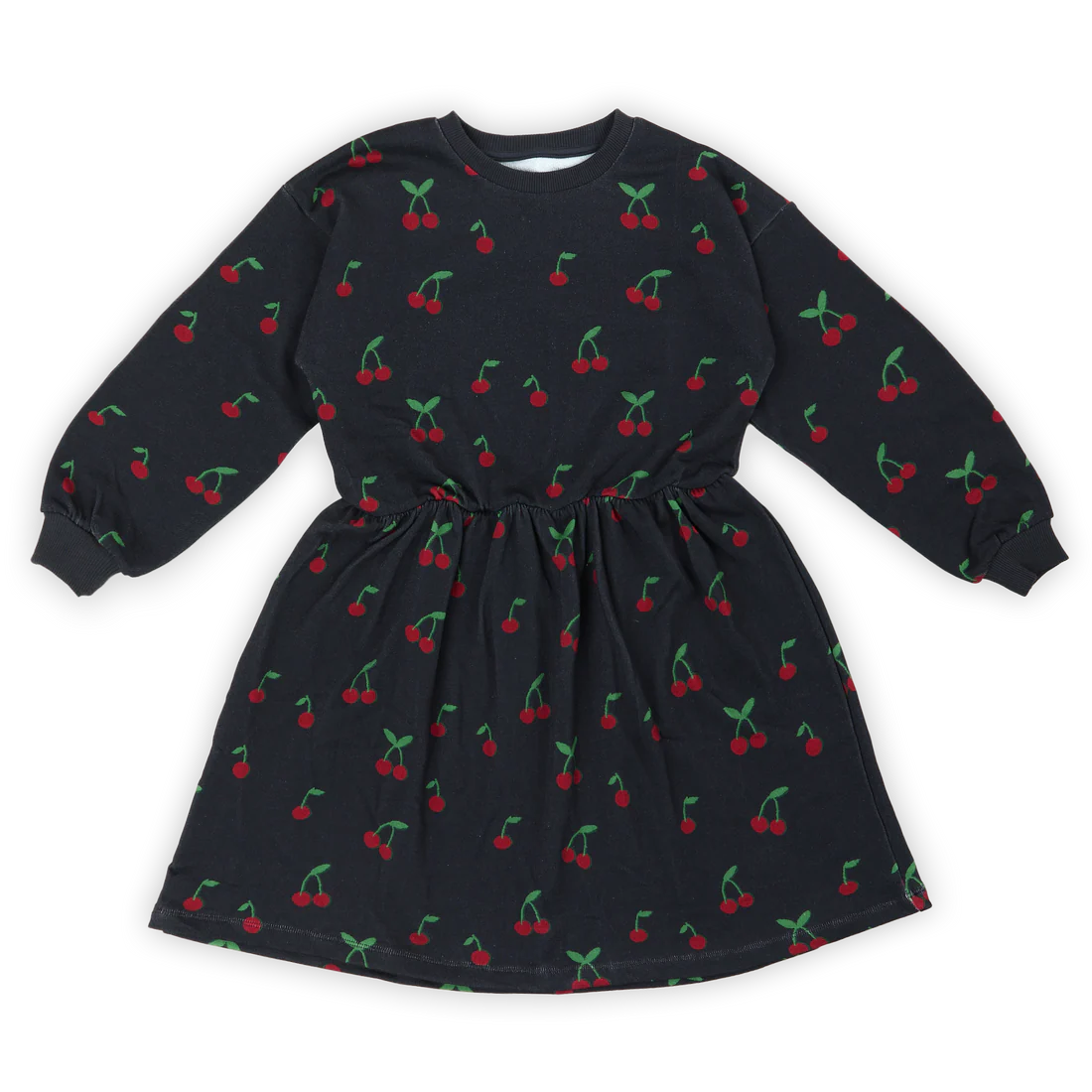 Wander &amp; Wonder Printed Sweat Dress Black Cherry