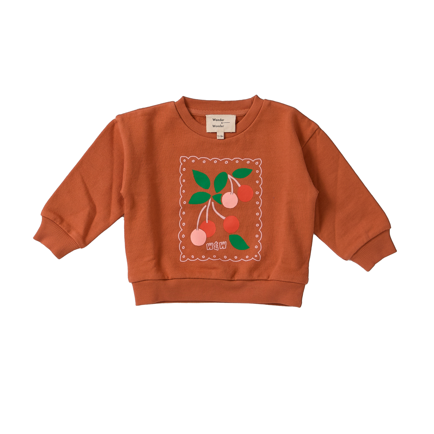 Wander &amp; Wonder Baby Dark Blush Nederland Sweatshirt
