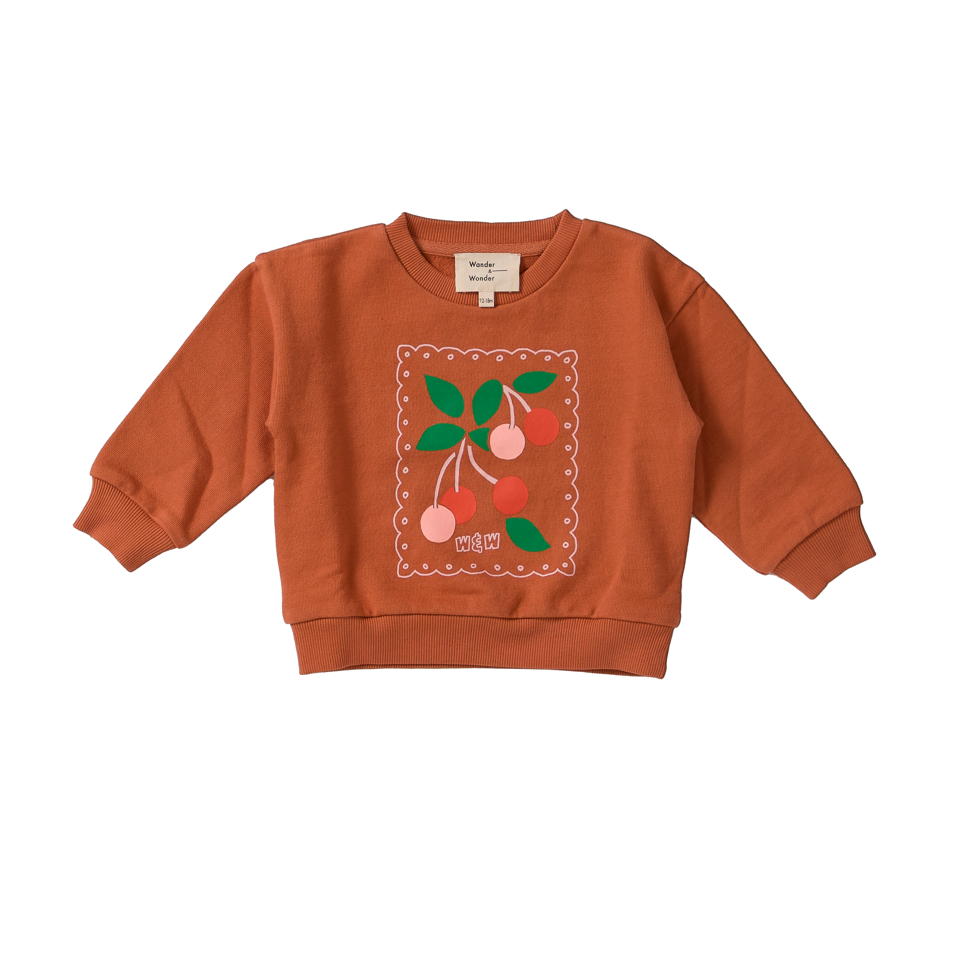 Wander &amp; Wonder Baby Dark Blush Nederland Sweatshirt