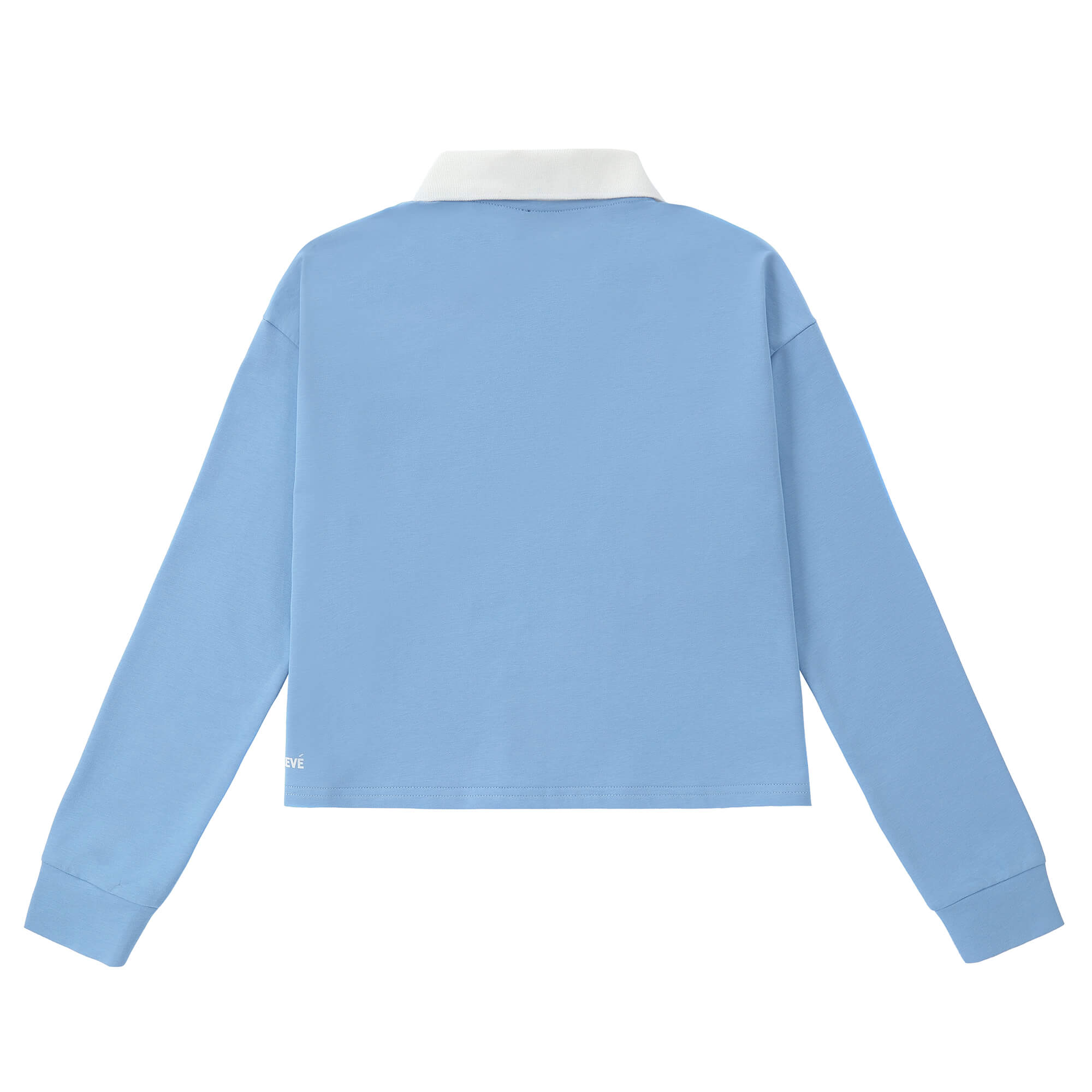 Eleve Blue Cropped Polo