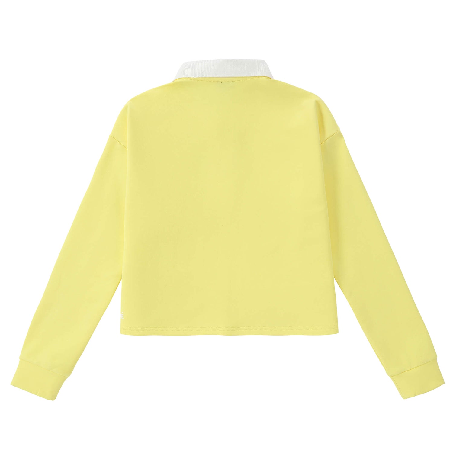 Eleve Yellow Cropped Polo