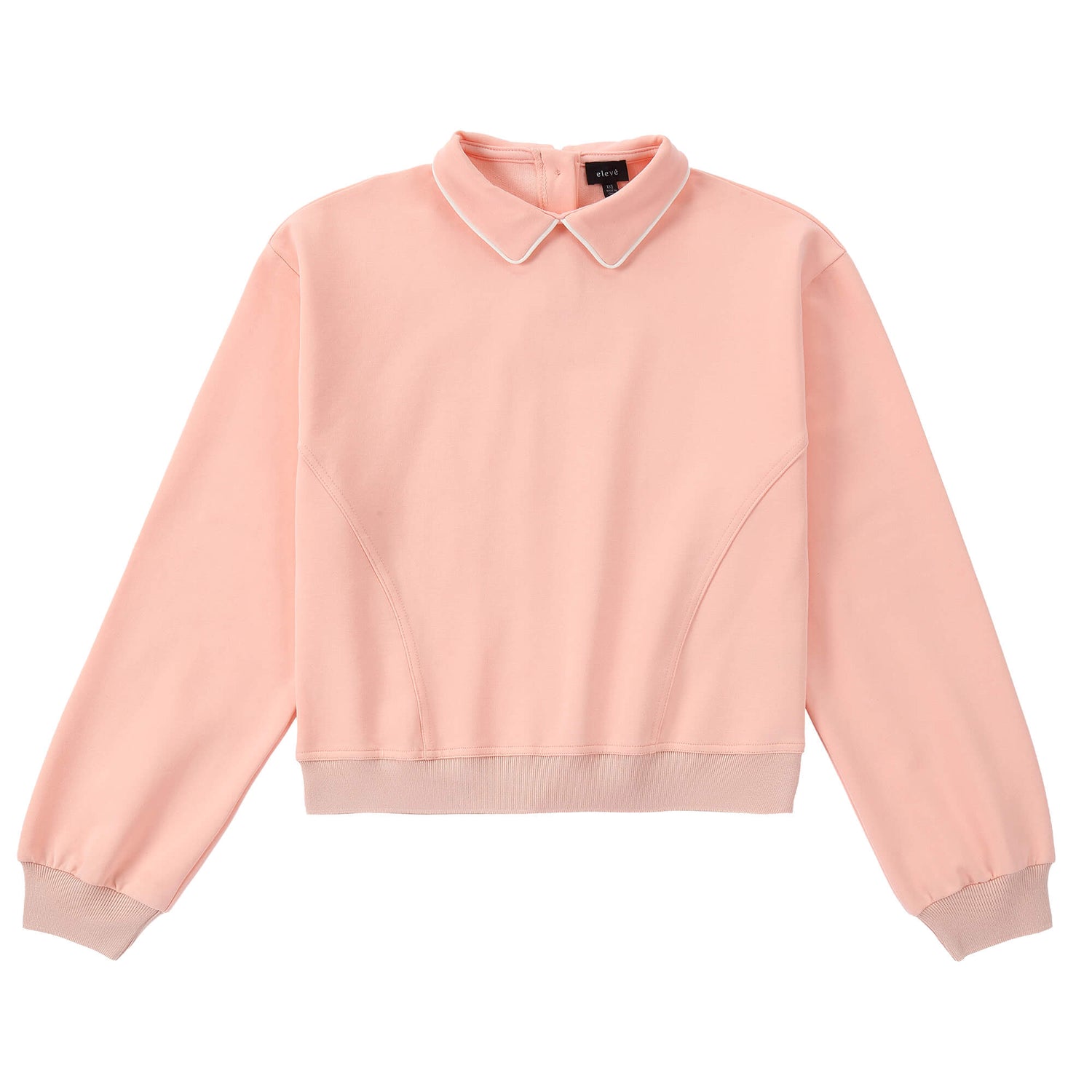Eleve Mauve Paneled Sweater