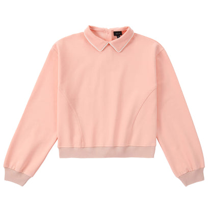 Eleve Mauve Paneled Sweater