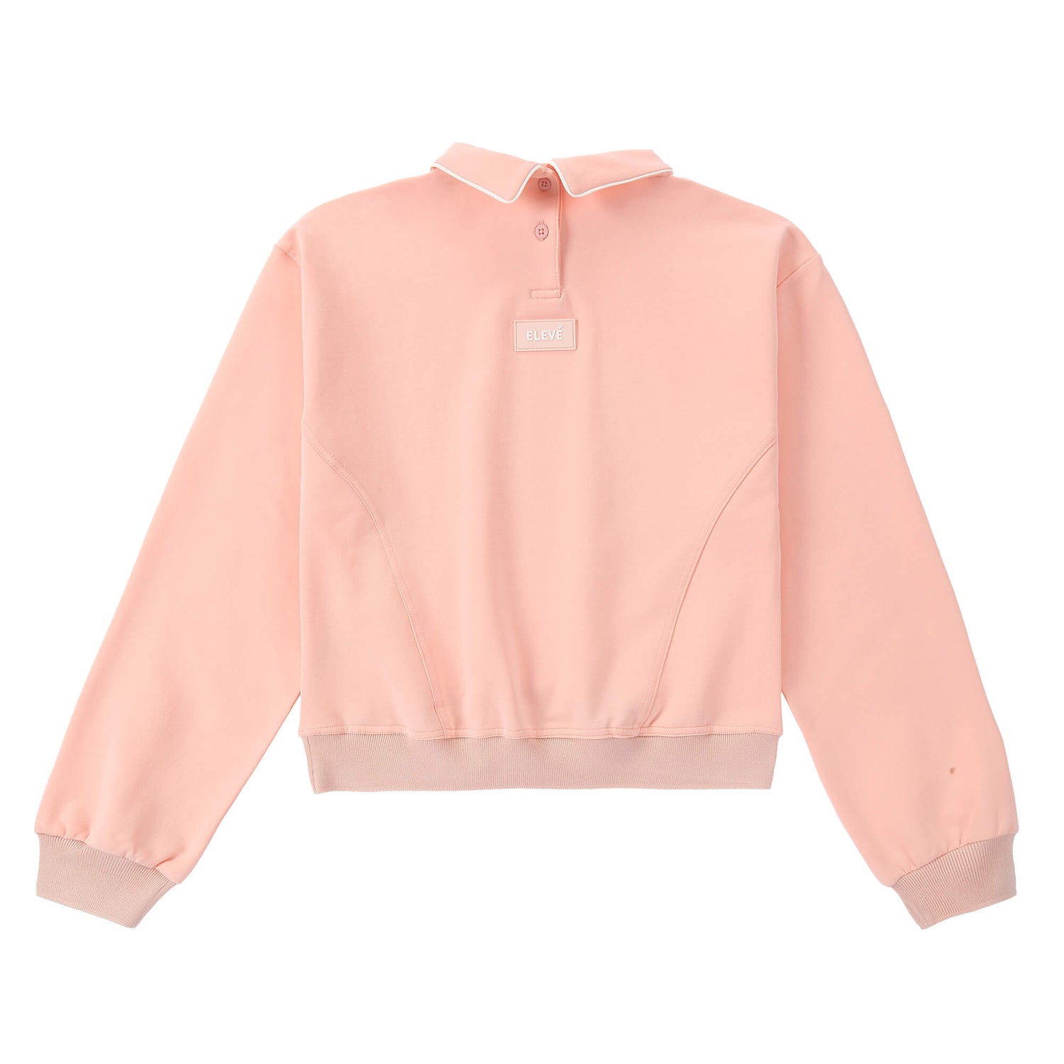Eleve Mauve Paneled Sweater