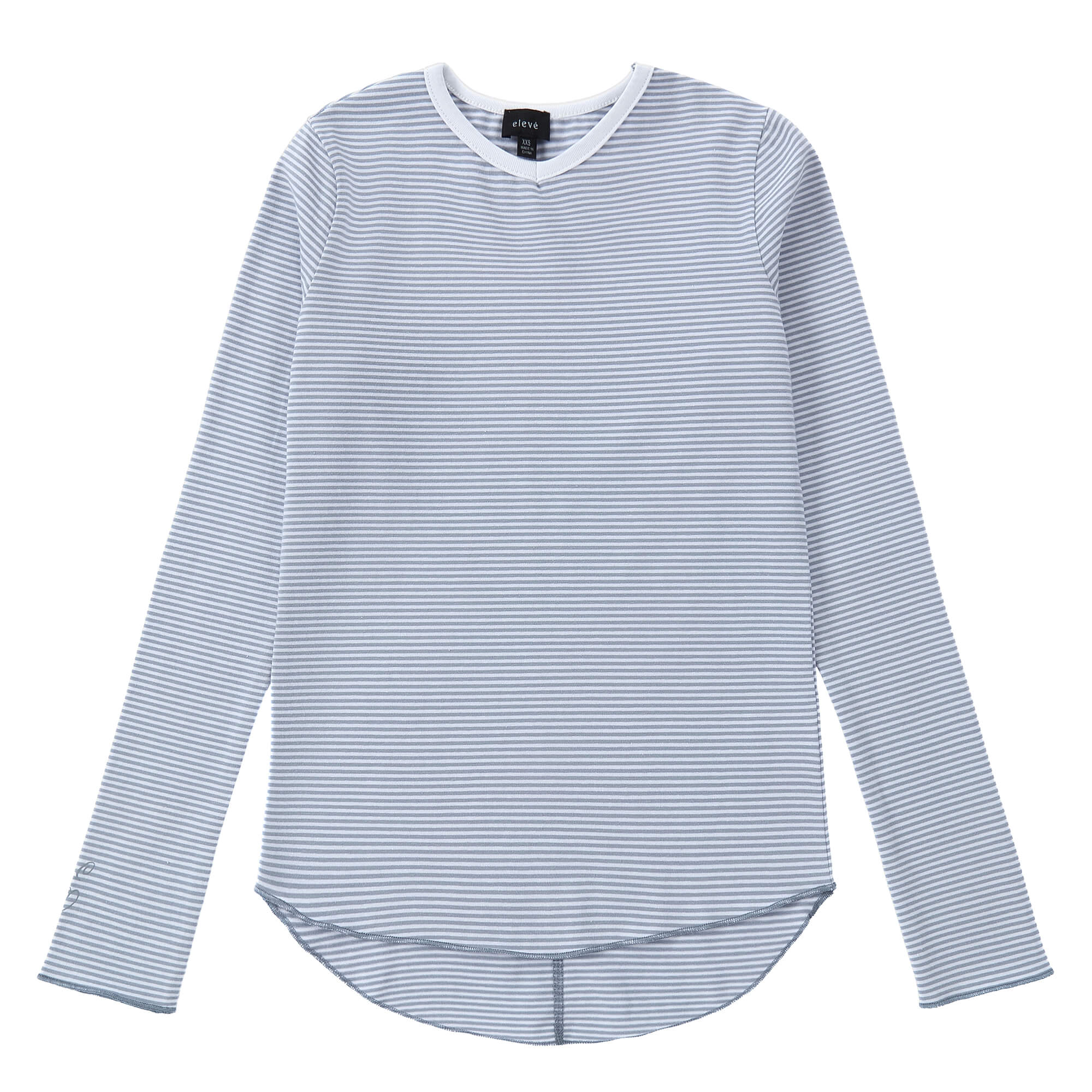 Eleve Blue &amp; White Striped T-Shirt